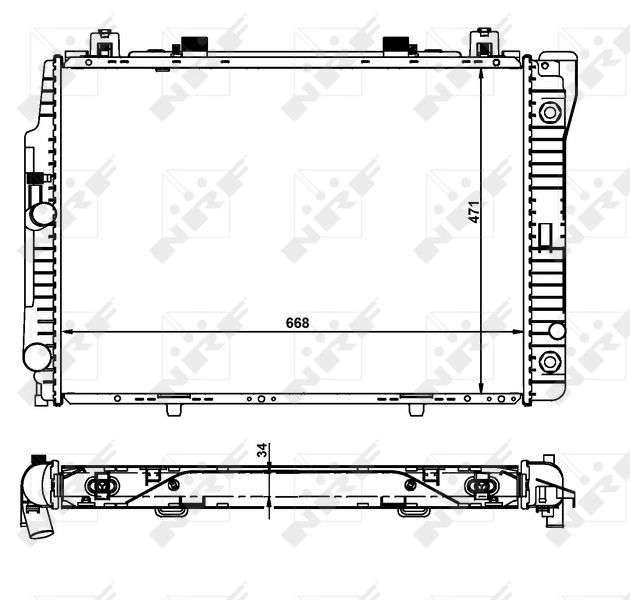 RADIATOR NRF MERC