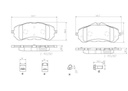 BRAKE PADS FRONT BREMBO CERAMIC PSA