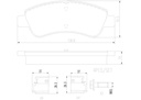 BRAKE PADS FRONT BREMBO CERAMIC PSA (BOSCH SYSTEM)