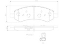 BRAKE PADS FRONT BREMBO CERAMIC RAM