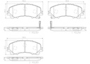 FRONT PADS BREMBO CERAMIC RENAULT
