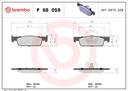 BRAKE PADS FRONT BREMBO RENAULT (DNO)