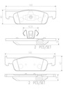 BRAKE PADS FRONT BREMBO CERAMIC RENAULT (DNO)