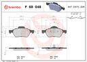 BRAKE PADS FRONT BREMBO RENAULT (DNO)