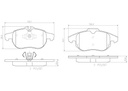 BRAKE PADS FRONT BREMBO CERAMIC SAAB