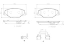 BRAKE PADS FRONT BREMBO CERAMIC SKODA