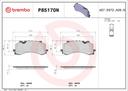 BRAKE PADS FRONT BREMBO CERAMIC VAG
