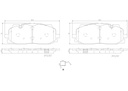 BRAKE PADS FRONT BREMBO CERAMIC VAG