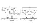 BRAKE PADS FRONT BREMBO CERAMIC VAG