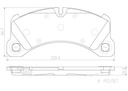 BRAKE PADS FRONT BREMBO CERAMIC VAG