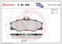BRAKE PADS FRONT BREMBO VAG