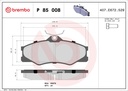 FRONT PADS BREMBO VAG