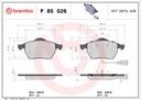 BRAKE PADS FRONT WITH SENSOR BREMBO VAG
