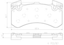 BRAKE PADS FRONT BREMBO CERAMIC VAG BENTLEY