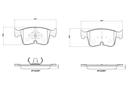 BRAKE PADS FRONT BREMBO VAG