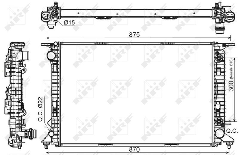 RADIATOR NRF VAG