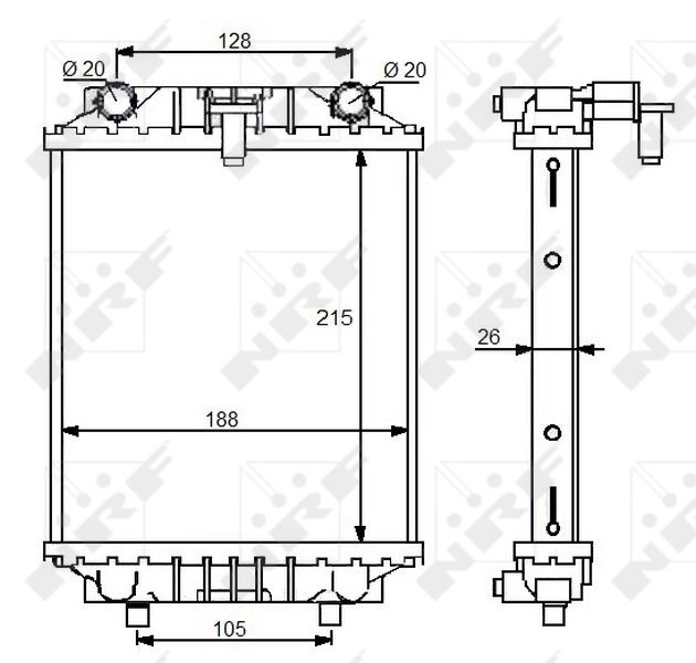 RADIATOR NRF VAG