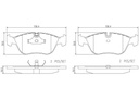 BRAKE PADS FRONT BREMBO CERAMIC VOLVO