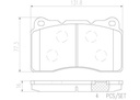 BRAKE PADS FRONT BREMBO CERAMIC VOLVO RENAULT