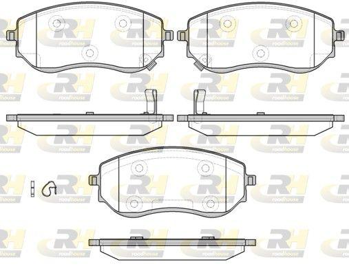 BRAKE PADS FRONT ROADHOUSE MERC