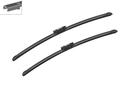 WIPER BLADE [FRONT KIT] BOSCH AEROTWIN [600MM 24 INCH + 575MM 23 INCH - WITH SPOILER FLAT WIPER BLADE]