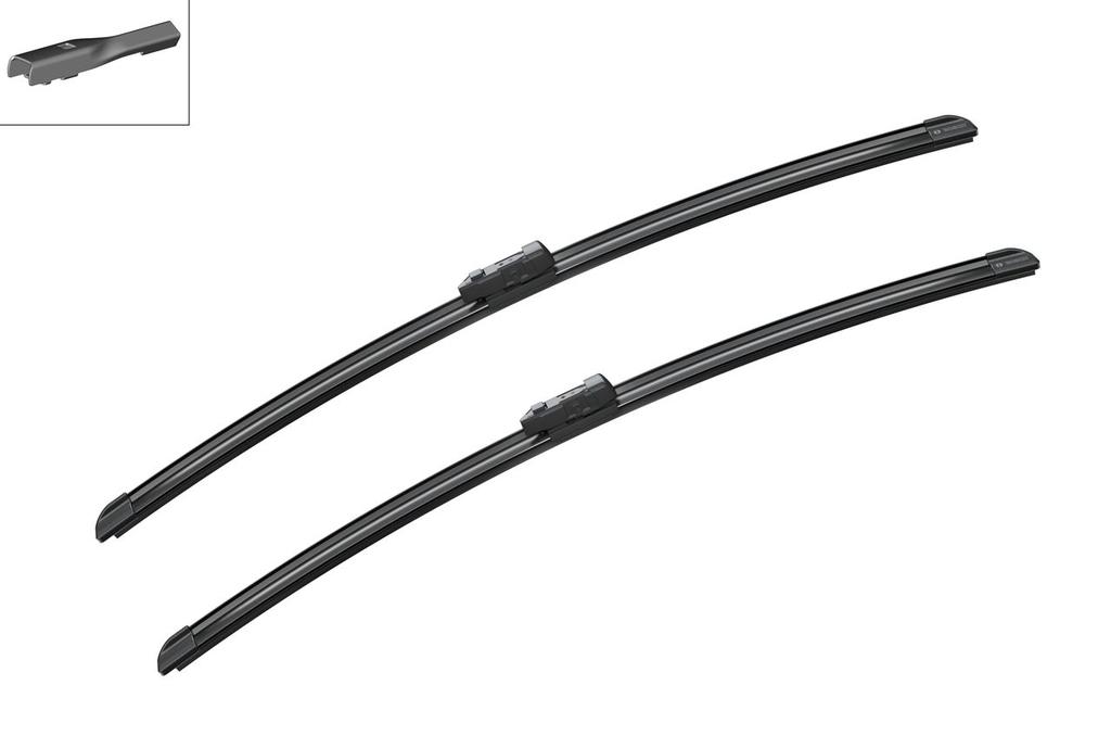 WIPER BLADE [FRONT KIT] BOSCH AEROTWIN [600MM 24 INCH + 600MM 24 INCH - FLAT WIPER BLADE]