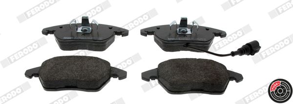 FRONT PADS W/SENSOR FERODO VAG