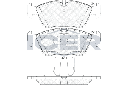 FRONT PADS ICER BMW
