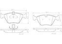 BRAKE PADS FRONT BREMBO CERAMIC BMW