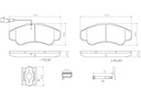 BRAKE PADS FRONT BREMBO CERAMIC FIAT ALFA