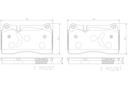 BRAKE PADS FRONT BREMBO CERAMIC VAG