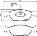 BRAKE PADS FRONT PAGID ALFA