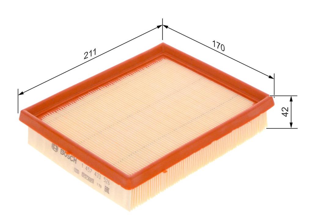 AIR FILTER BOSCH PSA