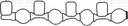 INTAKE MANIFOLD GASKET VICTOR REINZ VAG