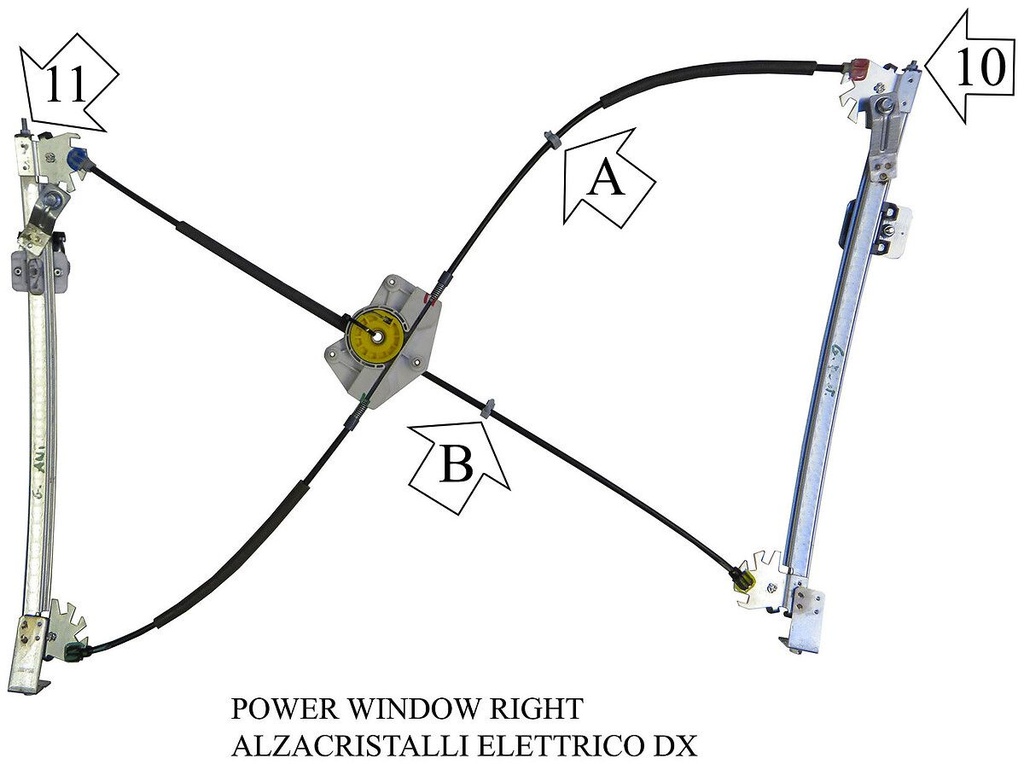 WINDOW REGULATOR LHF VALEO VAG