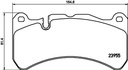 FRONT PADS PAGID MERC MASERATI