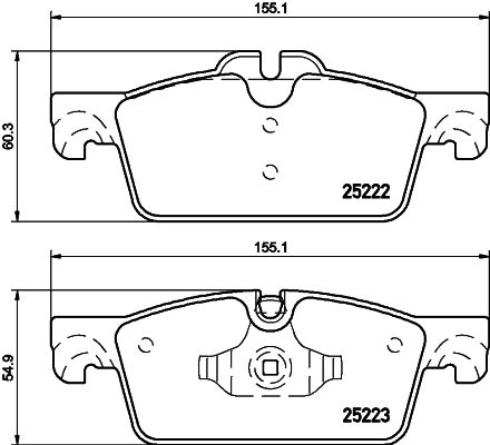FRONT PADS PAGID PSA