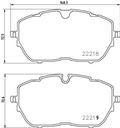 BRAKE PADS FRONT PAGID PSA