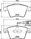 BRAKE PADS FRONT PAGID VAG