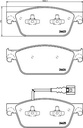 BRAKE PADS FRONT PAGID VAG
