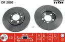 BRAKE DISC FRONT 256MM TRW VAG