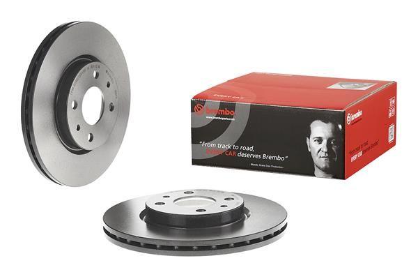 BRAKE DISC FRONT 257MM BREMBO ALFA