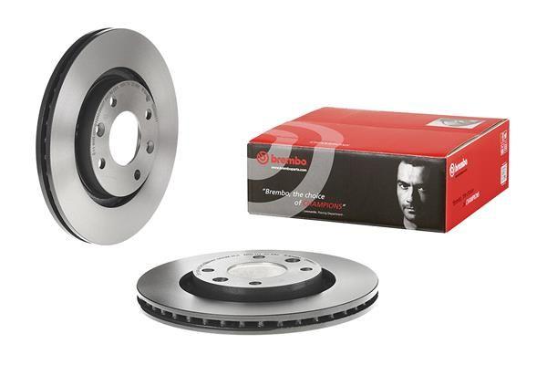 BRAKE DISC FRONT 266MM BREMBO PSA