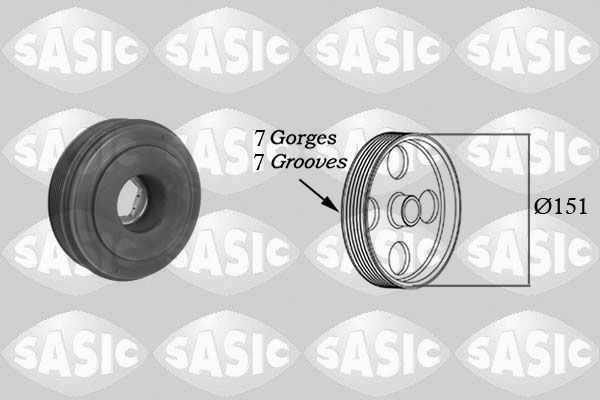 CRANKSHAFT PULLEY SASIC RENAULT