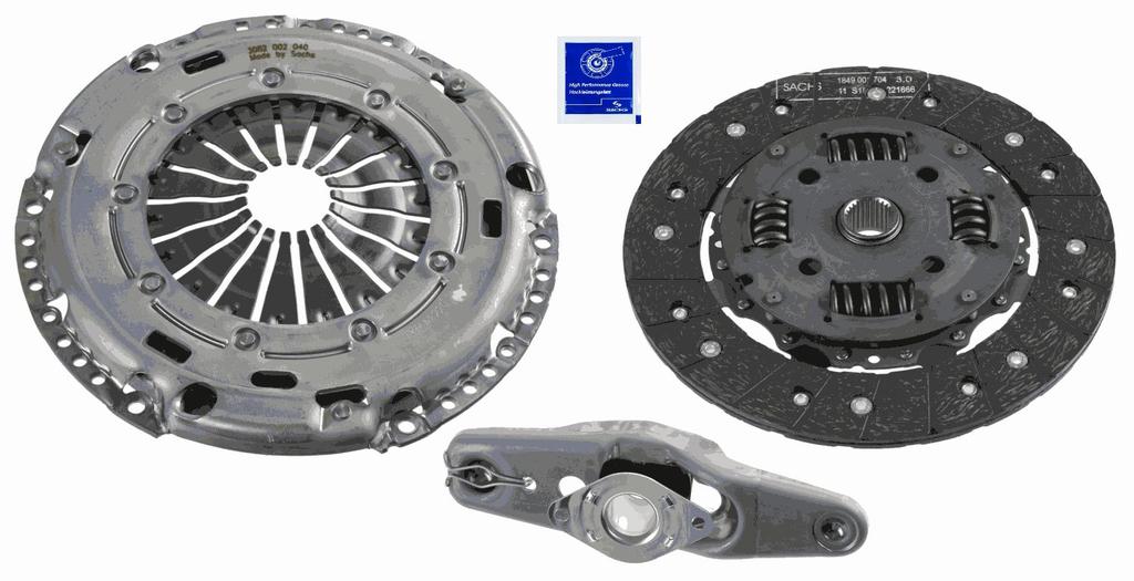 CLUTCH KIT SACHS VAG 220MM