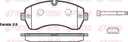 BRAKE PADS FRONT REMSA MERC VAG