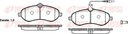 BRAKE PADS FRONT REMSA PSA