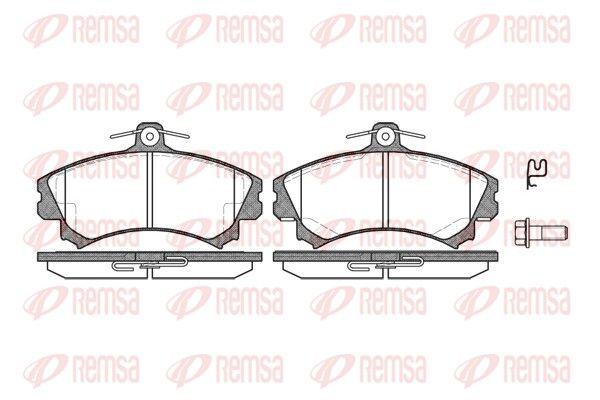 BRAKE PADS FRONT REMSA VOLVO