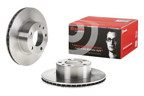 FRONT DISC 284MM (VENTED) E28 5 STUD BREMBO