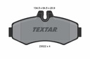 BRAKE PADS FRONT TEXTAR MERC